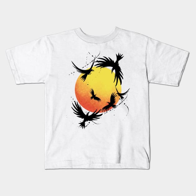 Stone the Crows Kids T-Shirt by Scratch